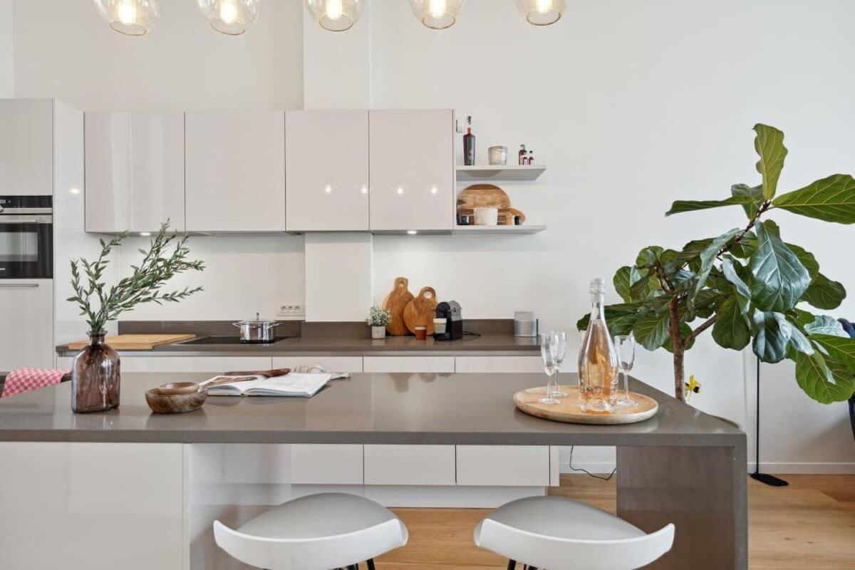 Bright Waterfront Apartment Antwerpen Ngoại thất bức ảnh